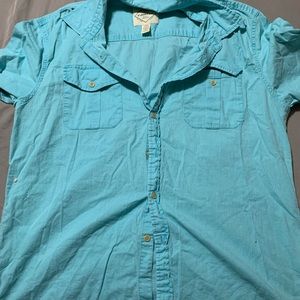 Men’s button up shirt sleeve shirt